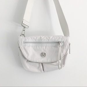 Lululemon White Festival Crossbody Purse